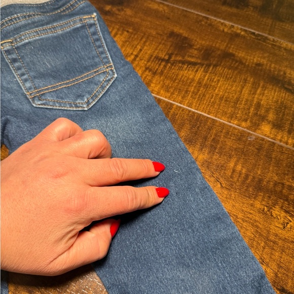 Cat & Jack Blue Elastic Waist Jeans - Picture 4 of 5